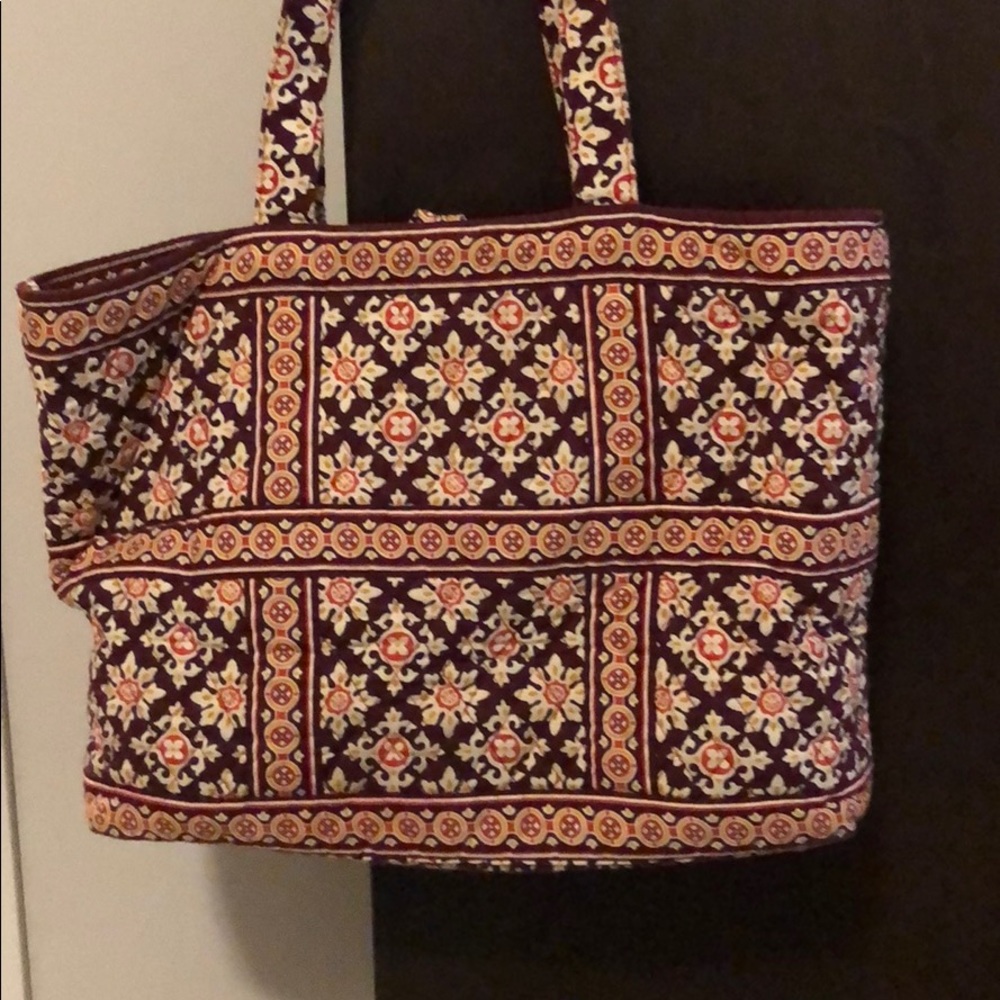 Vera Bradley quilted tote